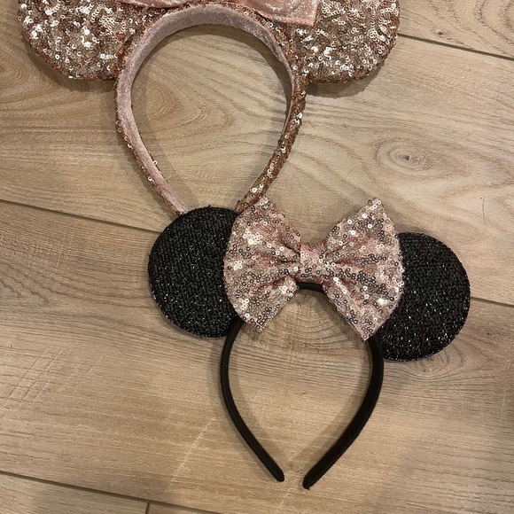 Rose Gold Minnie Ears - Picture 2 of 2